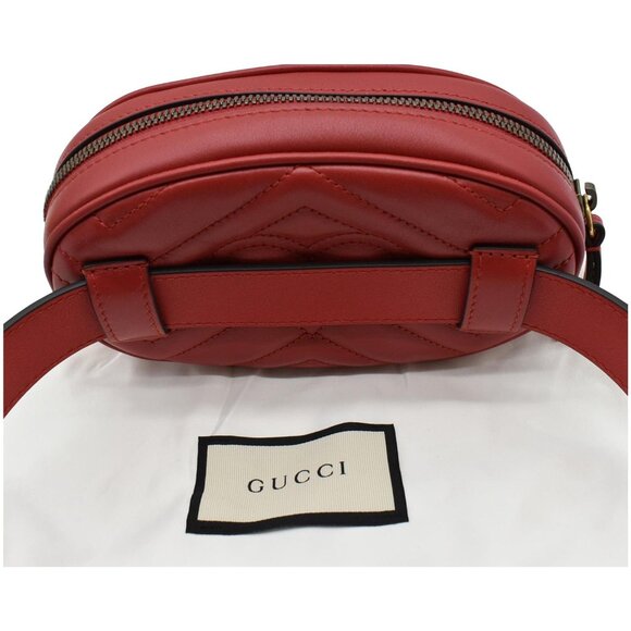 Gucci  GG Marmont Matelasse Leather Belt Bag Red 476434 main image 10